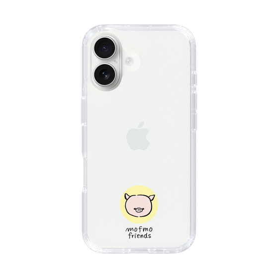 スリムプロテクションケース［ mofmofriends - アイコン - マイクロブタ ］