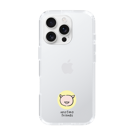 スリムプロテクションケース［ mofmofriends - アイコン - マイクロブタ ］