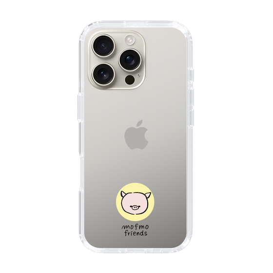スリムプロテクションケース［ mofmofriends - アイコン - マイクロブタ ］