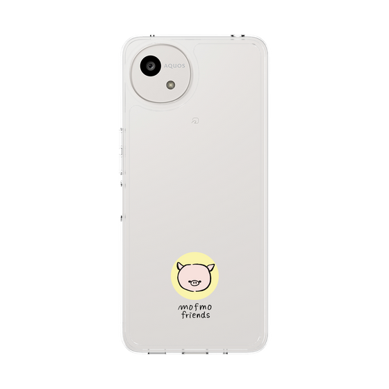 スリムプロテクションケース［ mofmofriends - アイコン - マイクロブタ ］