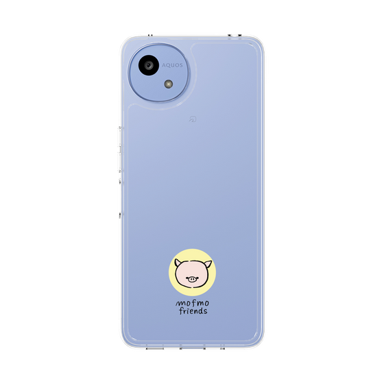 スリムプロテクションケース［ mofmofriends - アイコン - マイクロブタ ］