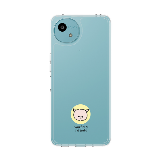 スリムプロテクションケース［ mofmofriends - アイコン - マイクロブタ ］