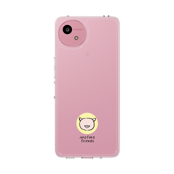 スリムプロテクションケース［ mofmofriends - アイコン - マイクロブタ ］