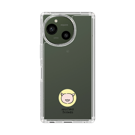 スリムプロテクションケース［ mofmofriends - アイコン - マイクロブタ ］