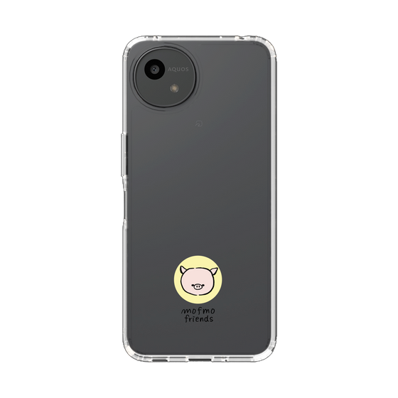 スリムプロテクションケース［ mofmofriends - アイコン - マイクロブタ ］