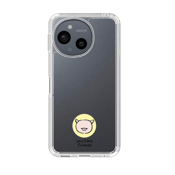 スリムプロテクションケース［ mofmofriends - アイコン - マイクロブタ ］