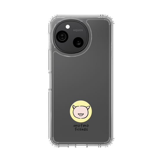 スリムプロテクションケース［ mofmofriends - アイコン - マイクロブタ ］