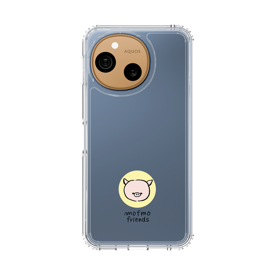 スリムプロテクションケース［ mofmofriends - アイコン - マイクロブタ ］
