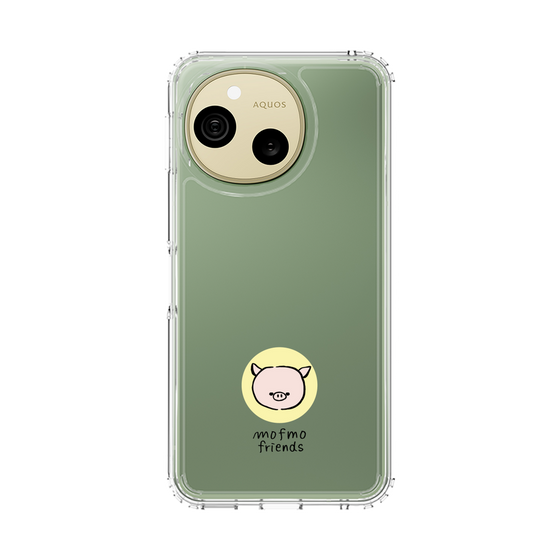 スリムプロテクションケース［ mofmofriends - アイコン - マイクロブタ ］