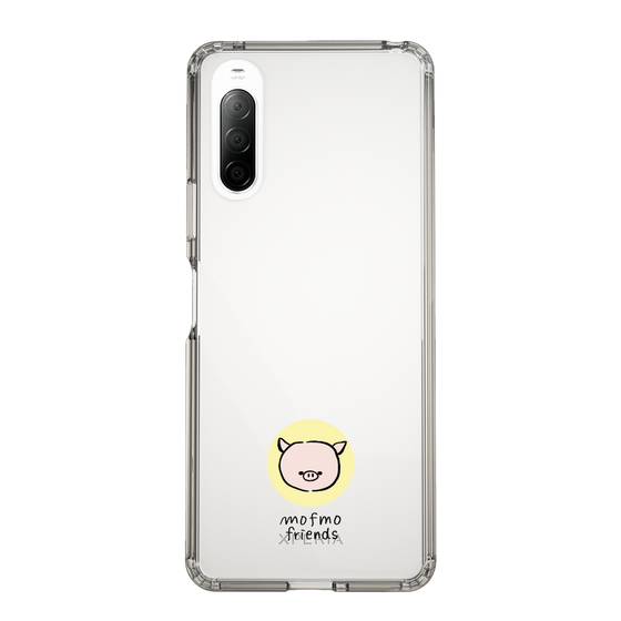 スリムプロテクションケース［ mofmofriends - アイコン - マイクロブタ ］