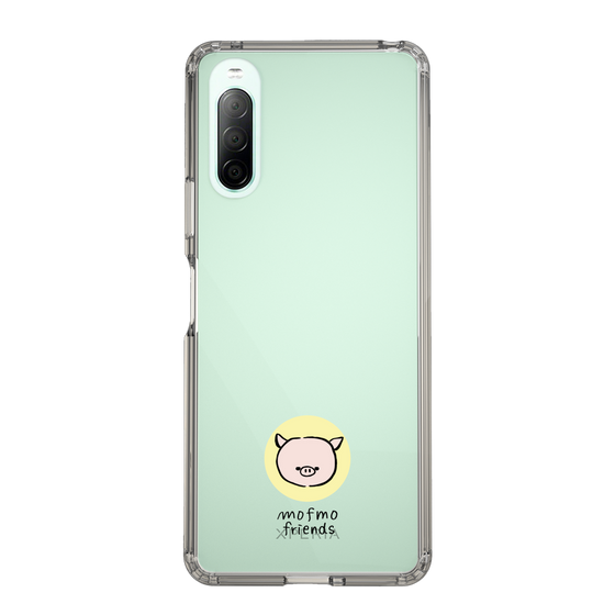 スリムプロテクションケース［ mofmofriends - アイコン - マイクロブタ ］
