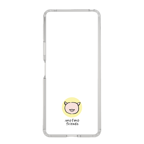 スリムプロテクションケース［ mofmofriends - アイコン - マイクロブタ ］