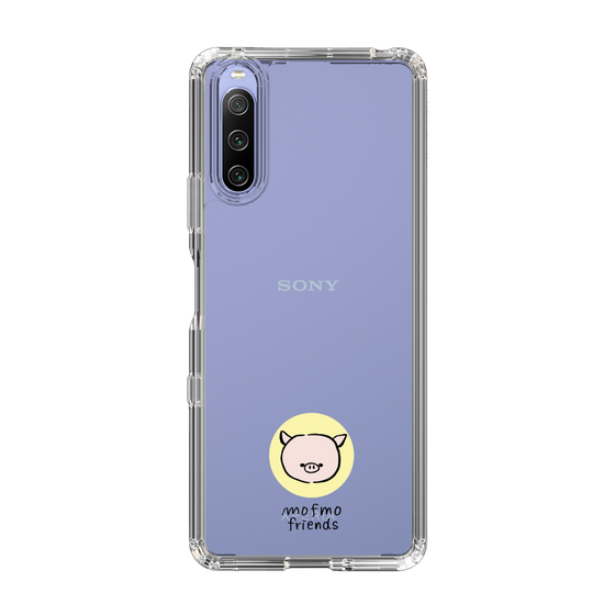 スリムプロテクションケース［ mofmofriends - アイコン - マイクロブタ ］