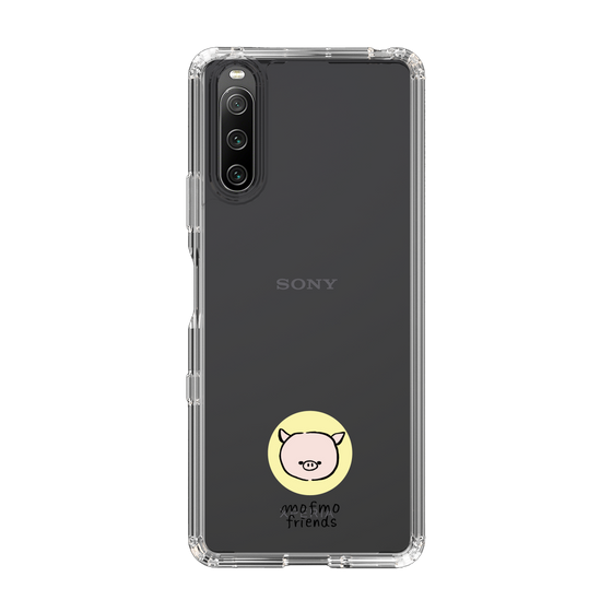 スリムプロテクションケース［ mofmofriends - アイコン - マイクロブタ ］