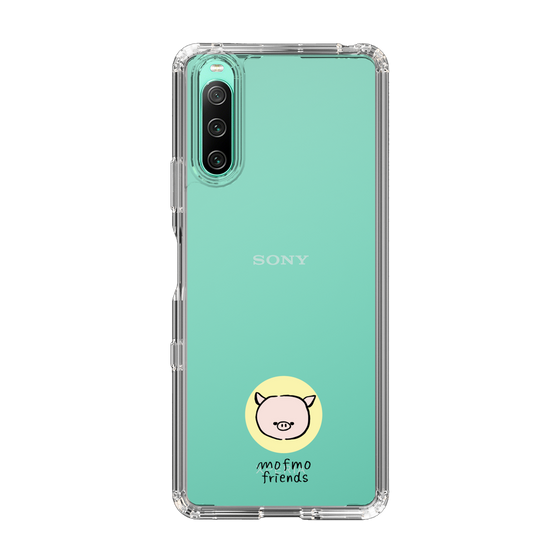 スリムプロテクションケース［ mofmofriends - アイコン - マイクロブタ ］