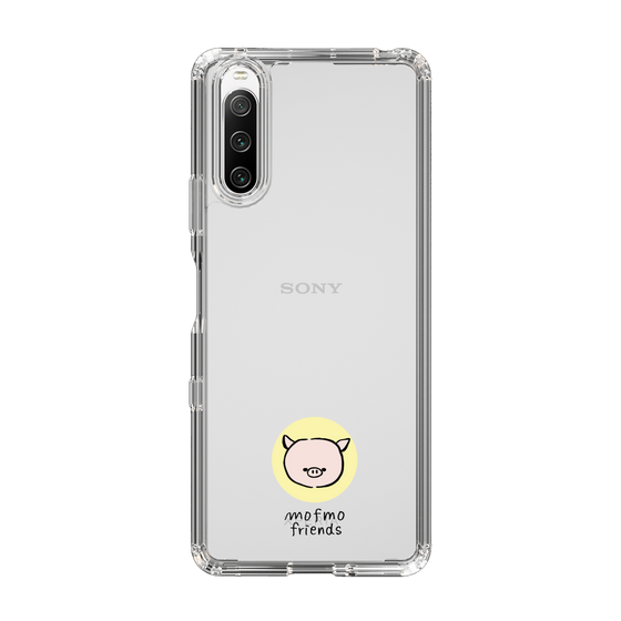 スリムプロテクションケース［ mofmofriends - アイコン - マイクロブタ ］