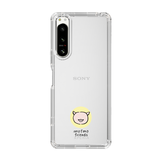 スリムプロテクションケース［ mofmofriends - アイコン - マイクロブタ ］