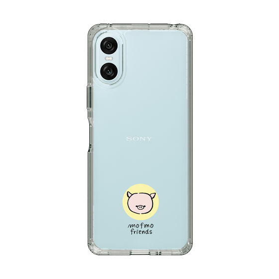 スリムプロテクションケース［ mofmofriends - アイコン - マイクロブタ ］