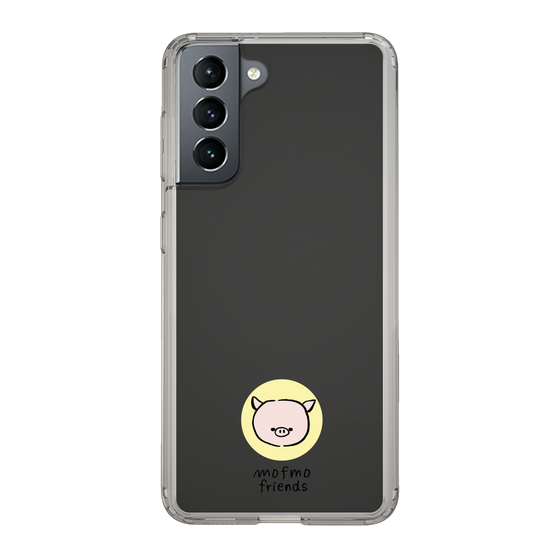 スリムプロテクションケース［ mofmofriends - アイコン - マイクロブタ ］
