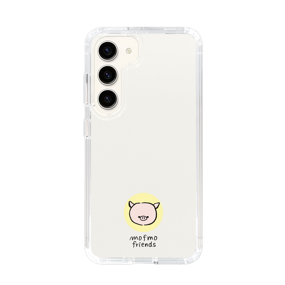 スリムプロテクションケース［ mofmofriends - アイコン - マイクロブタ ］