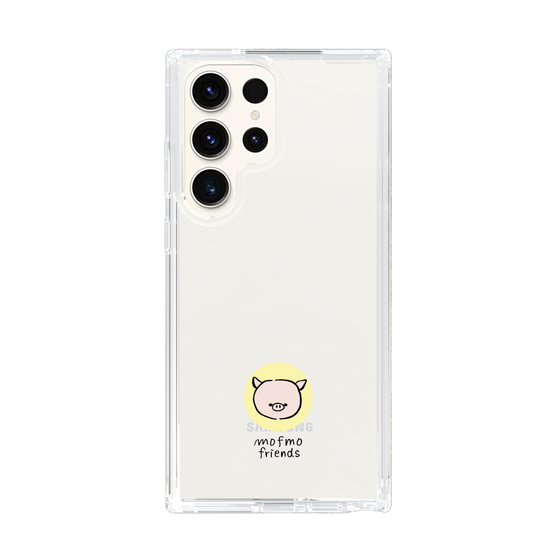 スリムプロテクションケース［ mofmofriends - アイコン - マイクロブタ ］