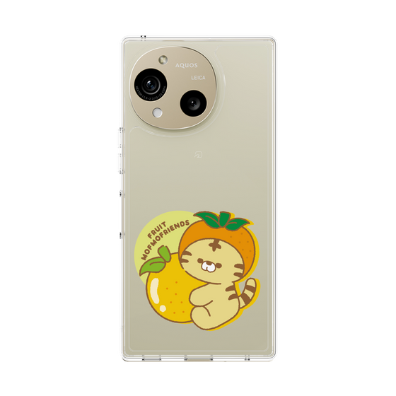スリムプロテクションケース［ mofmofriends - オレンジ ］
