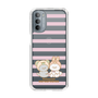 スリムプロテクションケース［ mofmofriends - ストライプ ］