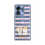 スリムプロテクションケース［ mofmofriends - ストライプ ］