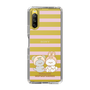 スリムプロテクションケース［ mofmofriends - ストライプ ］