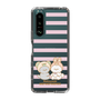 スリムプロテクションケース［ mofmofriends - ストライプ ］