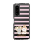 スリムプロテクションケース［ mofmofriends - ストライプ ］
