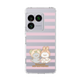 スリムプロテクションケース［ mofmofriends - ストライプ ］