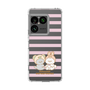 スリムプロテクションケース［ mofmofriends - ストライプ ］
