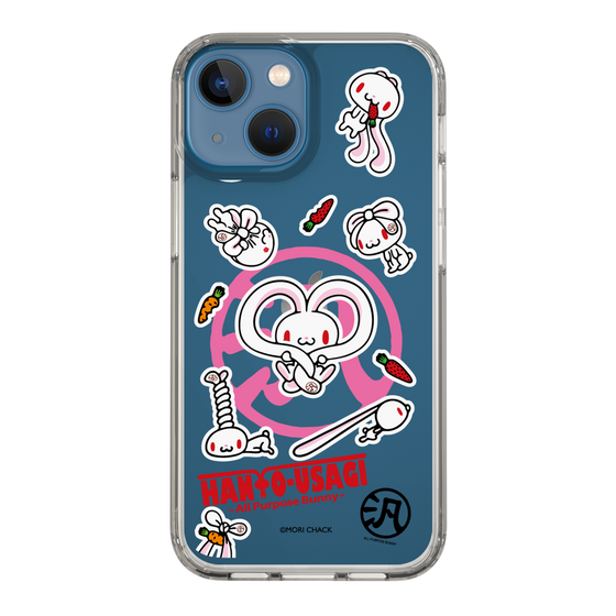 スリムプロテクションケース［ 汎用うさぎ - ステッカー ］