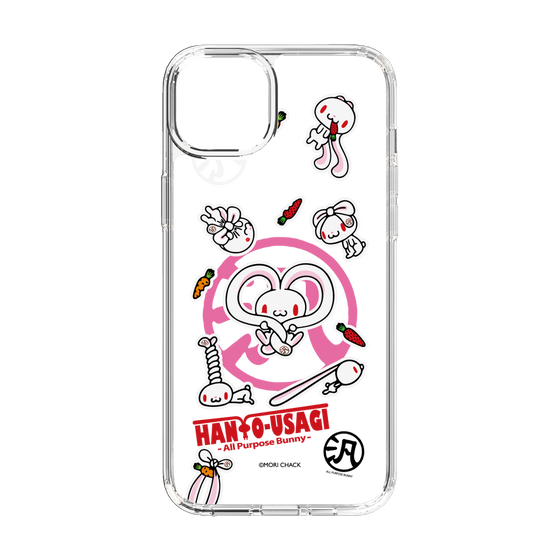 スリムプロテクションケース［ 汎用うさぎ - ステッカー ］
