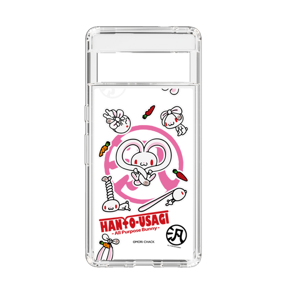 スリムプロテクションケース［ 汎用うさぎ - ステッカー ］