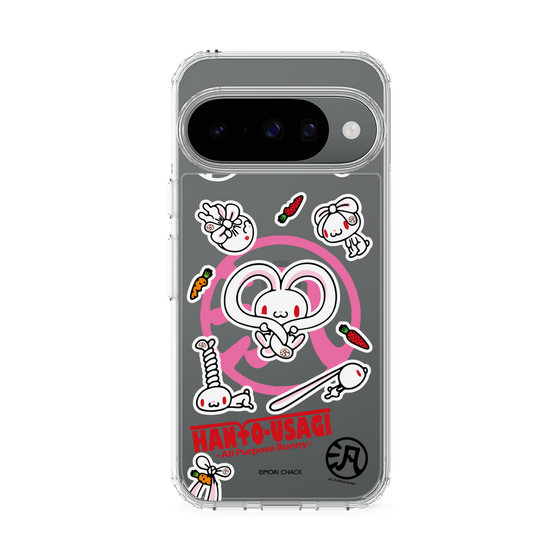 スリムプロテクションケース［ 汎用うさぎ - ステッカー ］