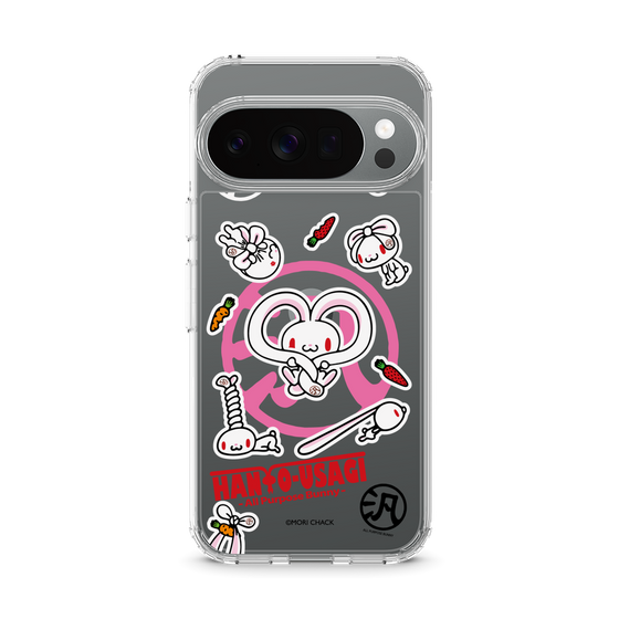 スリムプロテクションケース［ 汎用うさぎ - ステッカー ］