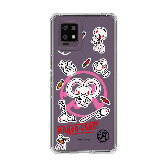 スリムプロテクションケース［ 汎用うさぎ - ステッカー ］