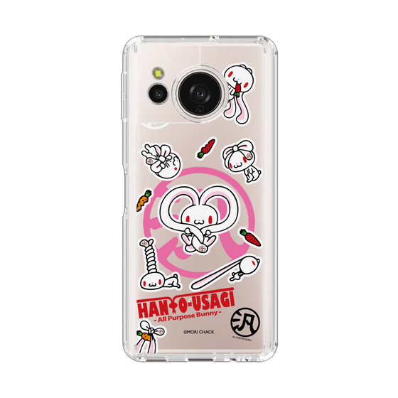 スリムプロテクションケース［ 汎用うさぎ - ステッカー ］