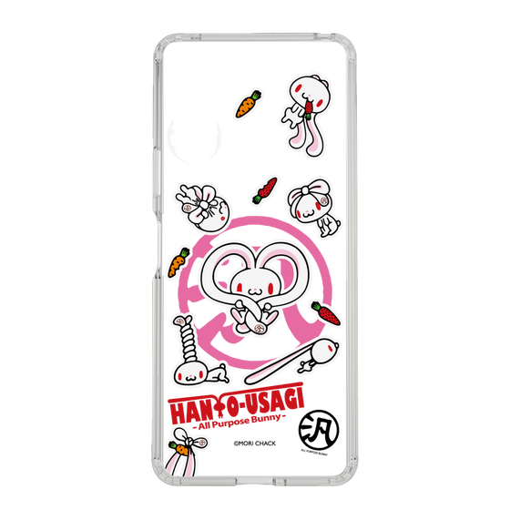 スリムプロテクションケース［ 汎用うさぎ - ステッカー ］