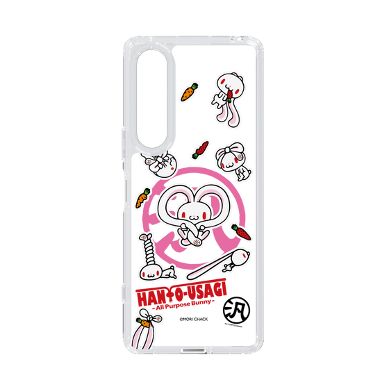 スリムプロテクションケース［ 汎用うさぎ - ステッカー ］