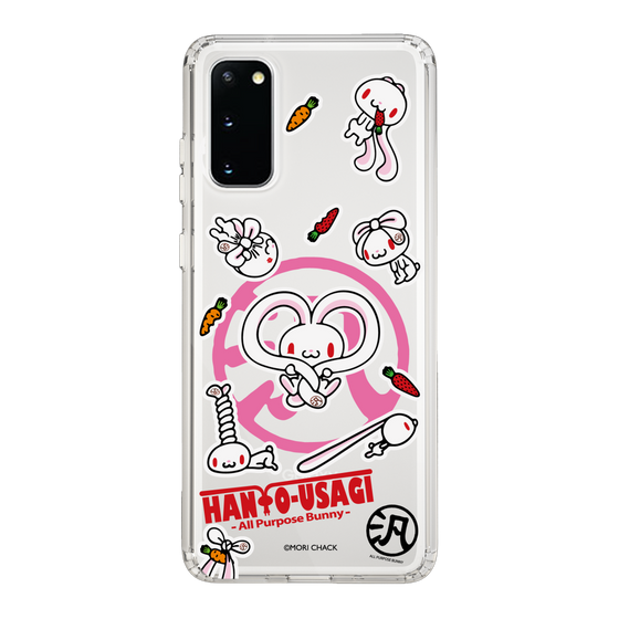 スリムプロテクションケース［ 汎用うさぎ - ステッカー ］