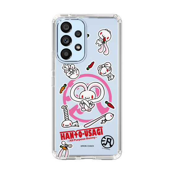 スリムプロテクションケース［ 汎用うさぎ - ステッカー ］