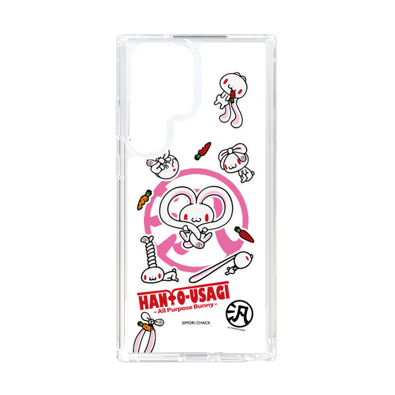 スリムプロテクションケース［ 汎用うさぎ - ステッカー ］