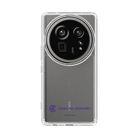 スリムプロテクションケース［ クリアソン新宿 - 横組みロゴ2 ］