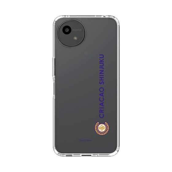 スリムプロテクションケース［ クリアソン新宿 - 縦組ロゴ1 ］