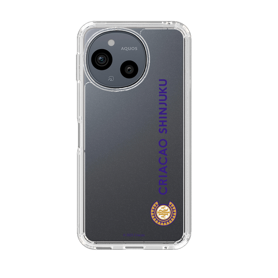 スリムプロテクションケース［ クリアソン新宿 - 縦組ロゴ1 ］