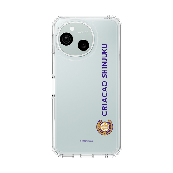 スリムプロテクションケース［ クリアソン新宿 - 縦組ロゴ1 ］