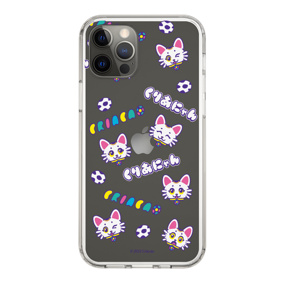 スリムプロテクションケース［ クリアソン新宿 - くりあにゃん - 総柄 ］
